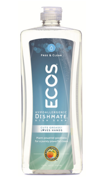 ECOS™ Dishmate™ Hypoallergenic Dish Soap, Free & Clear (6 Pack)